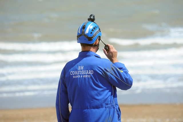 Coastguards were called to investigate an unmanned canoe