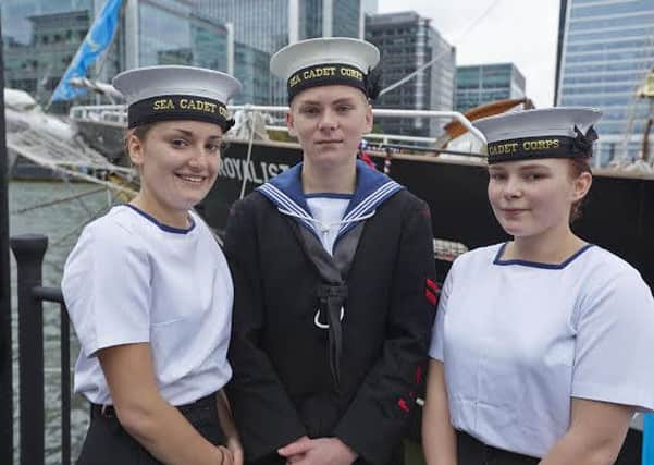 Local sea cadets join HRH the Princess Royal to name new flagship
