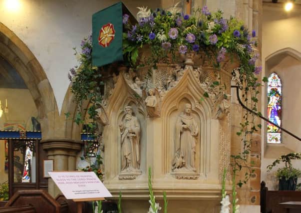 St Marys Church is holding its annual flower festival