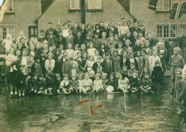 VE Day party in 1945, in Falkland Avenue, Littlehampton