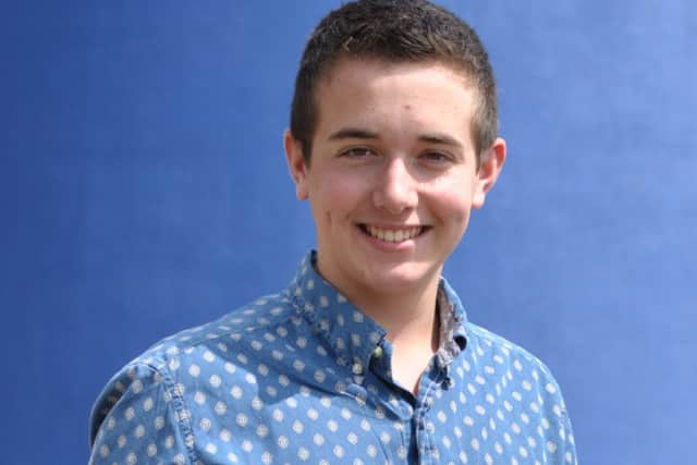 St Paul's Catholic College pupil Deaglan Bartlett who has got to the International Physics Olympiad - picture submitted