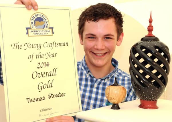 Thomas Streeter has won the South of England Agricultural Societys Young Craftsman of the Year competition for the second year running