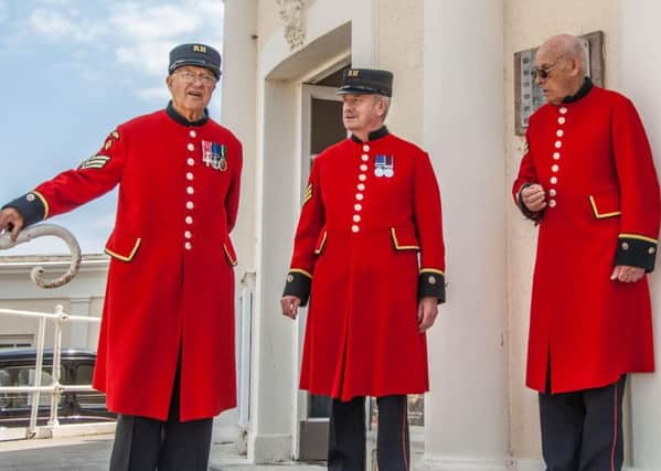 Chelsea Pensioners at Worthing's Pavilion Theatre  Picture: Peter Pollack