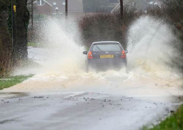 Flooding in Sussex last year.