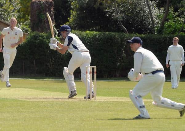 Tommy Davies batting for Middleton against Bexhill / Picture by Louise Adams