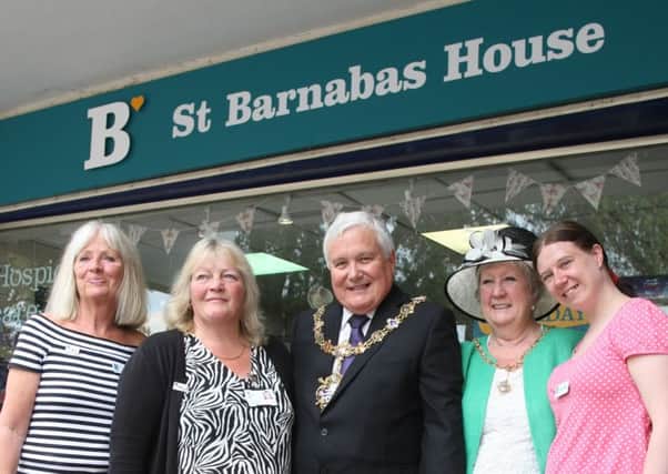 Worthing mayor and mayoress Michael Donin and Linda Williams with Elaine Edwards, Tina Olliver and Mary Smart DM1506850a