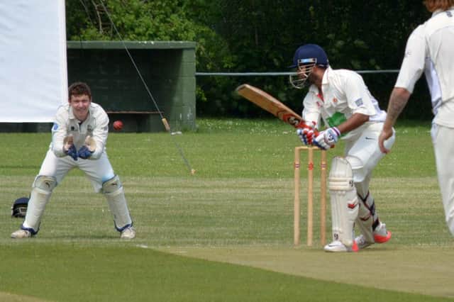 Kshemal Waingankar batting for Rye against Southwater. Picture by Stephen Curtis (SUS-150614-112824002)
