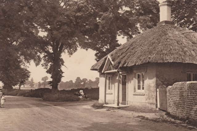 A view of Goring crossroads from around 1920, with no publisher given