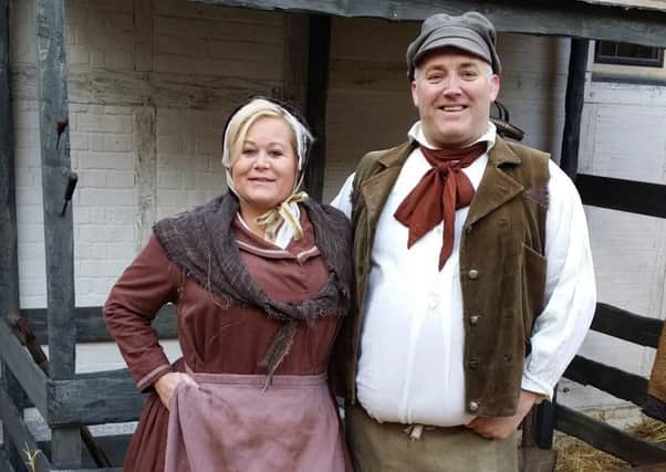 Ian and Elle Betchley in 24 Hours in the Past - a BBC One living history TV series