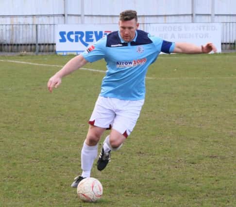 Sean Ray has agreed to remain at Hastings United Football Club for next season. Picture courtesy Joe Knight