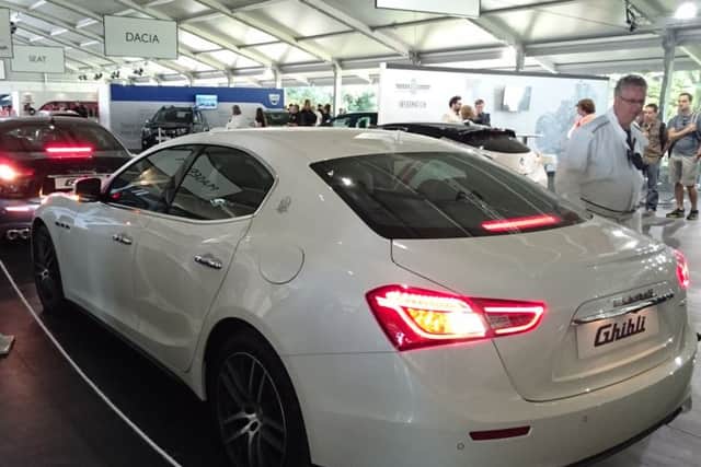 A Maserati Ghibli at the Festival of Speed's Moving Motor Show