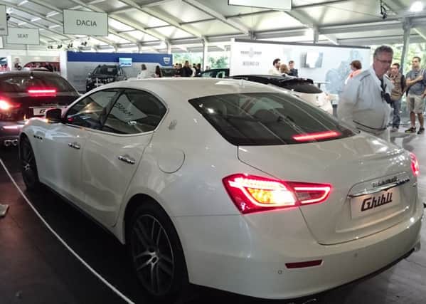A Maserati Ghibli at the Festival of Speed's Moving Motor Show