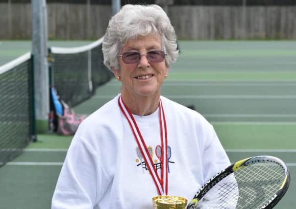 Phyllis McEwan, European champion tennis player from Bexhill