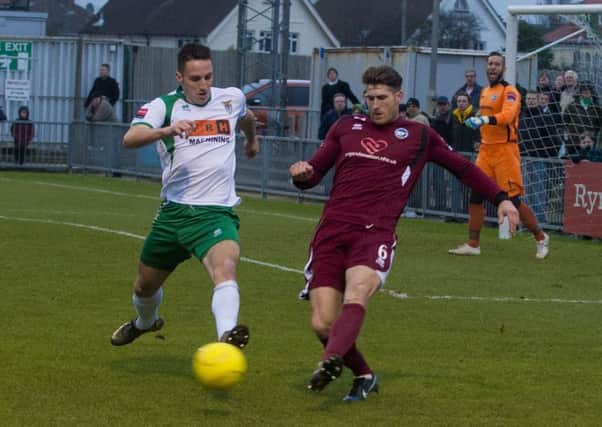 Jason Prior in action against Peacehaven last season / Picture by Tommy McMillan