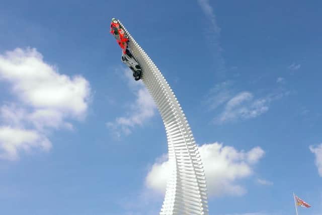 The Goodwood Festival of Speed 2015 sculpture SUS-150625-152850001