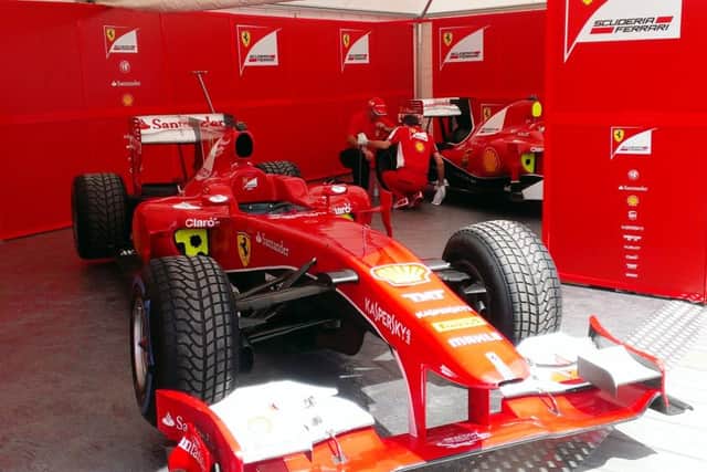 The Sky F1 paddock at the Goodwood Festival of Speed 2015 SUS-150625-153048001