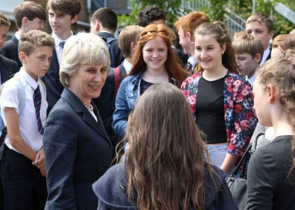 DM1513268a.jpg The Duchess of Gloucester visits Steyning Grammar School. Photo by Derek Martin SUS-150707-163437008