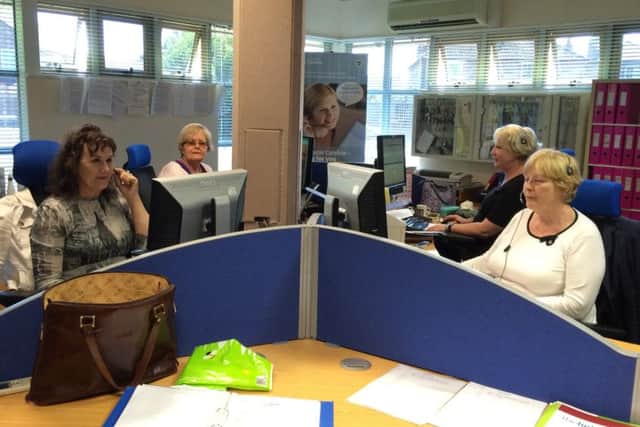 Trained Careline staff handle 2,500 calls every day from as far away as Scarborough SUS-150630-130317001