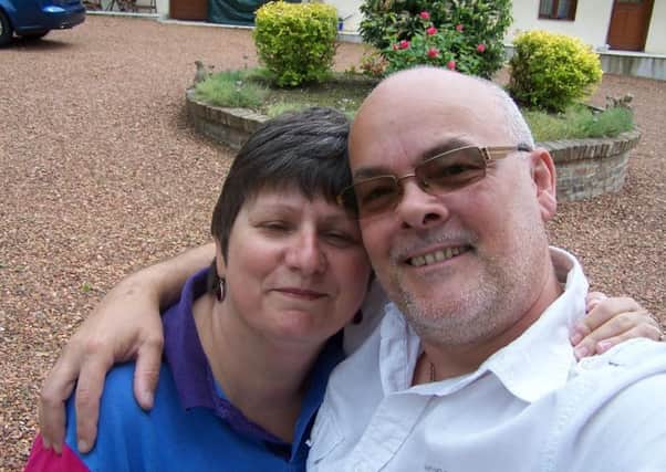 Ross and Carol Denby wanted to help Butterflies Breast Care Support Group SUS-150624-135950001