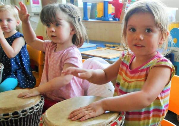 There was a real sense of achievement at Young Sussex Nursery during the West African drumming