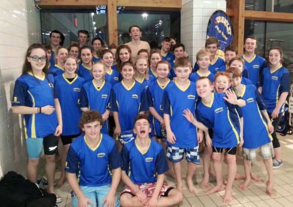 Crawley Swimming Club's Sussex County Championship team SUS-140324-165845002