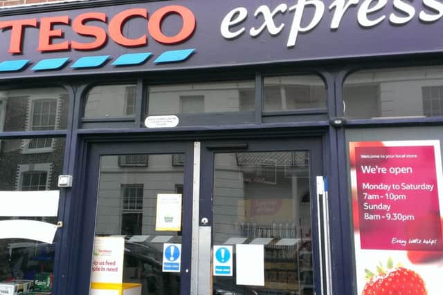 Tesco Express temporarily closed for business