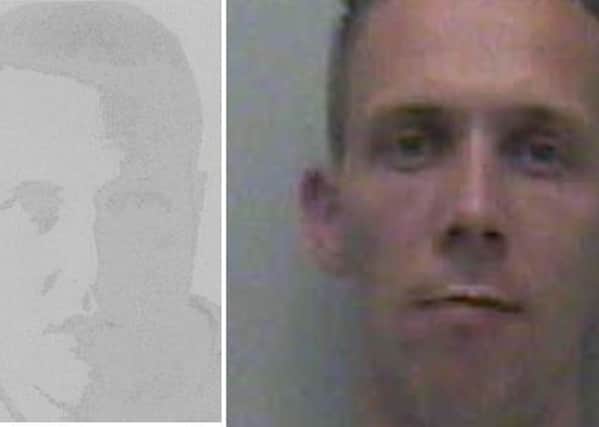 Inmates Lee Fudge, left, and Mark Chatfield, right, who have both absconded from Ford Open Prison SUS-150307-151200001