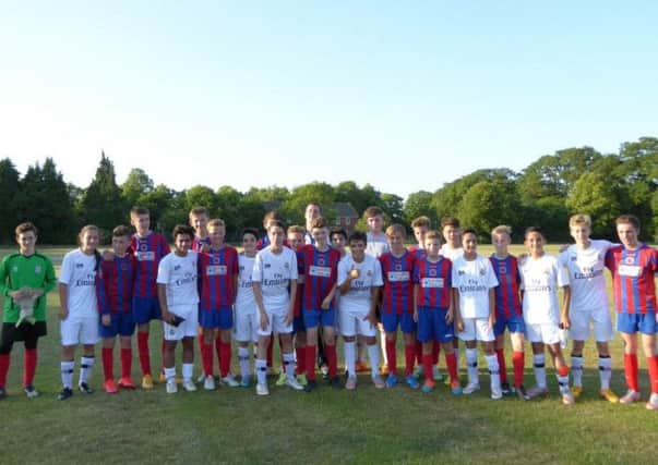 Barnham and Real Madrid's under-13s meet