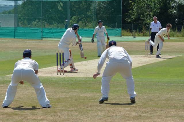 Crowhurst Park batting during their derby defeat to Hastings Priory. Picture by Stephen Curtis (SUS-150507-001221002)