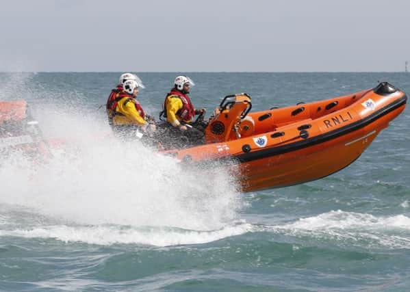 Lifeboat crews were called to the scene   PHOTO: Eddie Mitchell