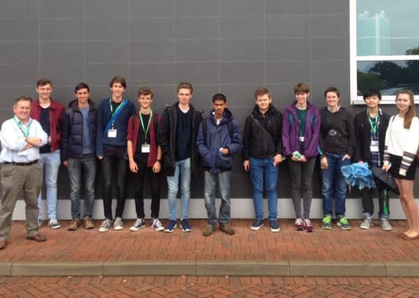 Surrey Satellite Technology trip for Collyer's students SUS-150607-142433001
