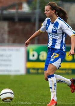 Holly Talbut-Smith in action for Brighton SUS-150707-134151002