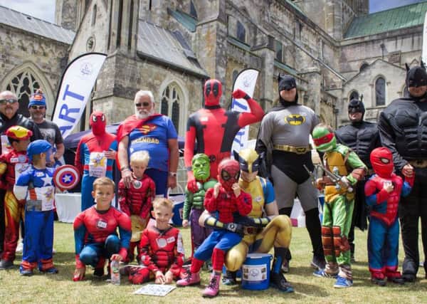 The first St Wilfrids Hospice Superhero Hike 
Picture: Steve Harley Photography