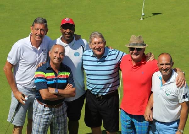 Loxwood Golf Day - John Lacy, Ossie Ardles, Chrus Whyte, Andy Colbran and Mark Butcher