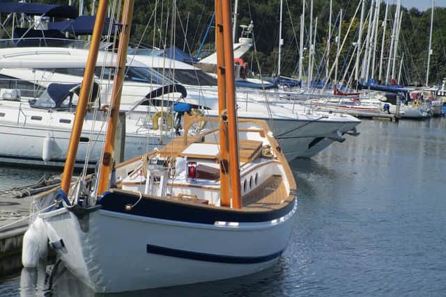 Boleh is currently lying in Chichester Marina before heading west in August