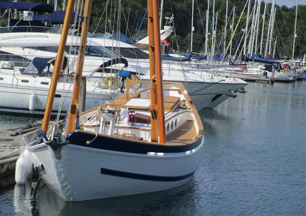 Boleh is currently lying in Chichester Marina before heading west in August