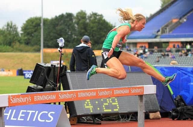 Emma Macready in action at the British Championships