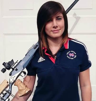 Worthing rifle shooter Katie Gleeson recently became a British champion in her field