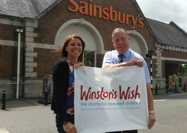 Winston's Wish announced as Sainsbury's Horsham's new Local Charity of the Year SUS-150907-104427001