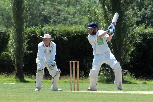 Rye at the crease during their victory away to Hellingly last weekend. Picture by Peter Cripps (SUS-150707-141904001)