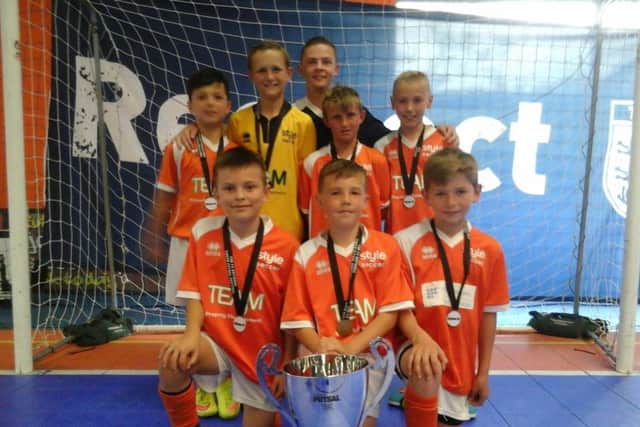 The Style Soccer under-10 boys' team which triumphed in Birmingham