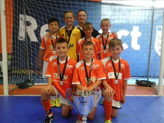 The Style Soccer under-10 boys' team which triumphed in Birmingham