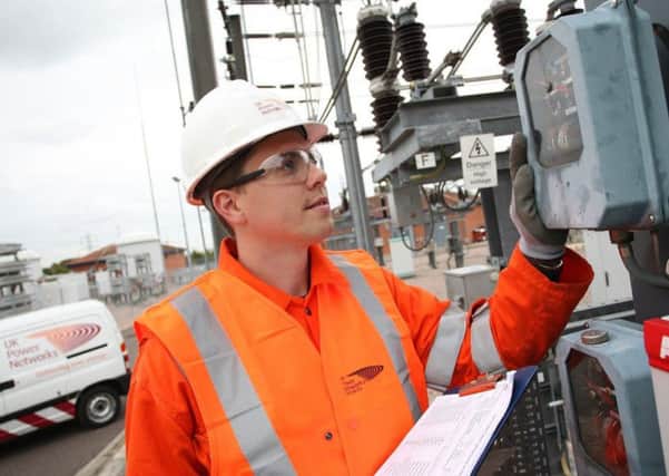 UK Power Networks engineer working to maintain power supplies