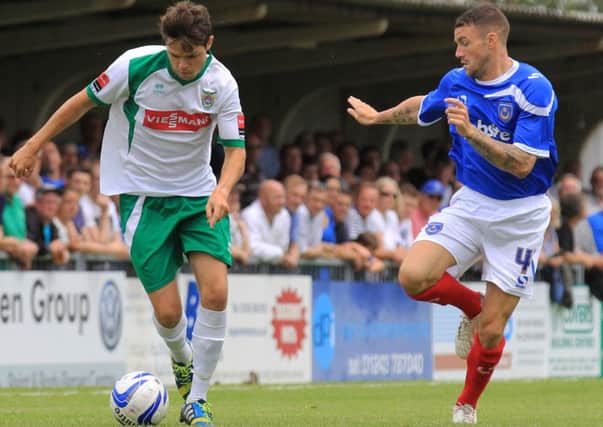 Action from last season's Rocks-Pompey game / Picture by Chris Hatton