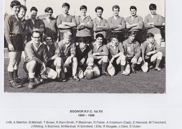 The first Bognor RFC in 1965