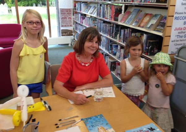 Author Julia Donaldson at Steyning Library