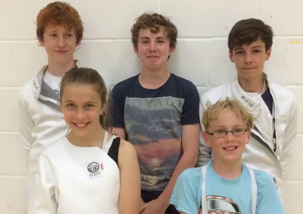 Harry Gray, Rosie Whitaker, Oscar Pickering, Ethan Mansfield and Max Hooper
