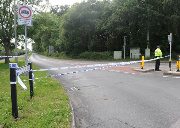 The scene in Southleigh Road, Havant, where the attack took place. Picture by Sarah Standing