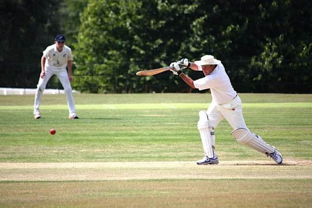 Graham Page in action for Lindfield 4th XI