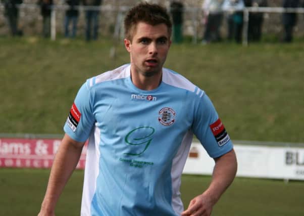 Zac Attwood has returned to Hastings United Football Club. Picture courtesy Terry S. Blackman